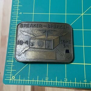 CB Radio Belt Buckle